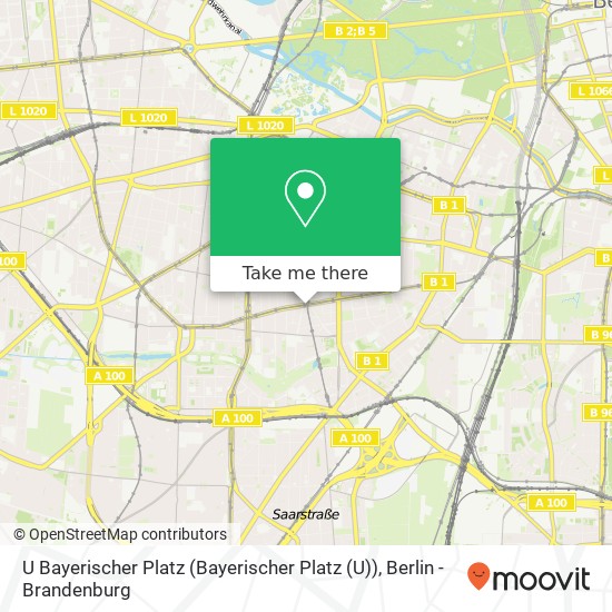 Карта U Bayerischer Platz (Bayerischer Platz (U))