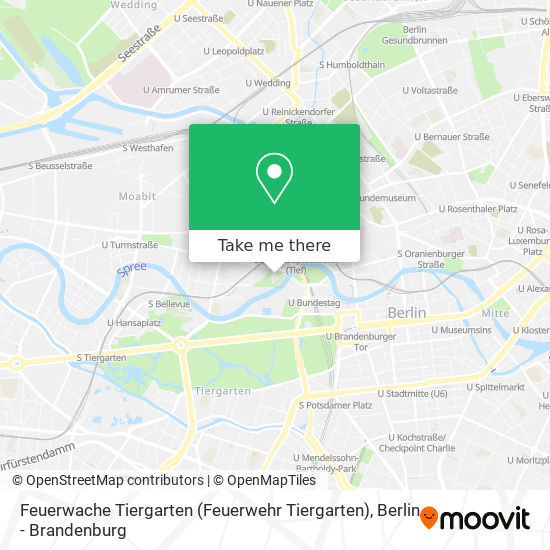 Feuerwache Tiergarten (Feuerwehr Tiergarten) map