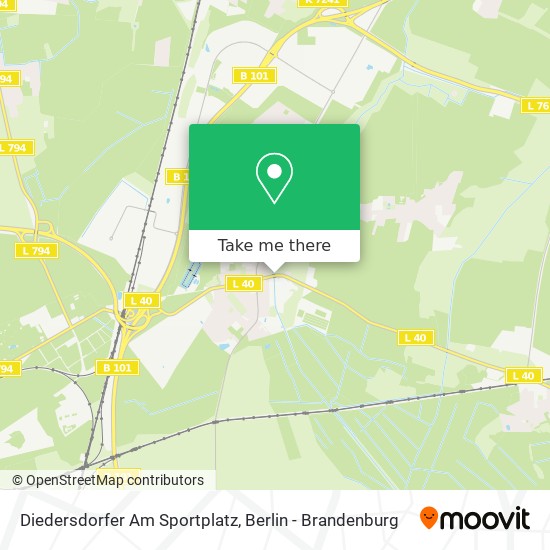 Diedersdorfer Am Sportplatz map