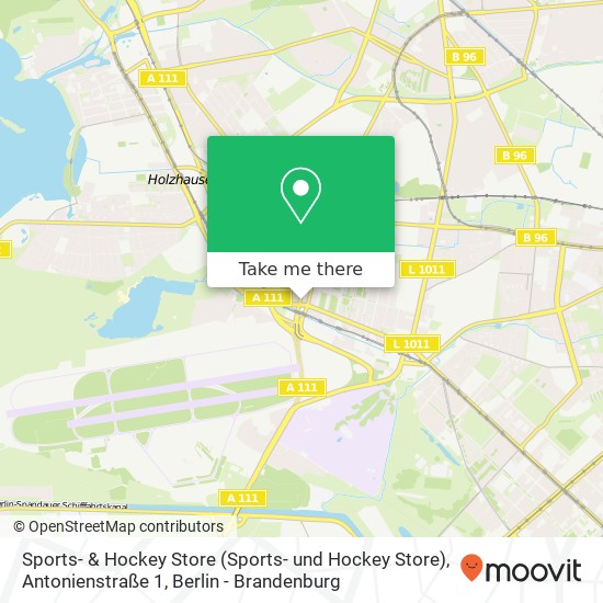 Sports- & Hockey Store (Sports- und Hockey Store), Antonienstraße 1 map