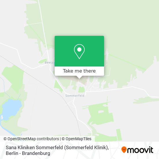 Sana Kliniken Sommerfeld (Sommerfeld Klinik) map