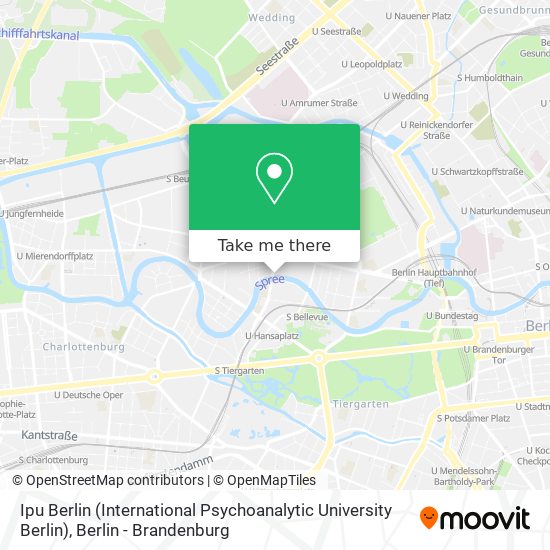 Карта Ipu Berlin (International Psychoanalytic University Berlin)