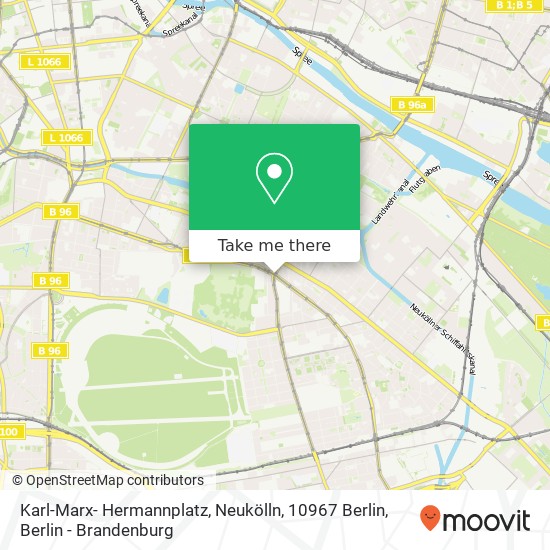 Karl-Marx- Hermannplatz, Neukölln, 10967 Berlin map