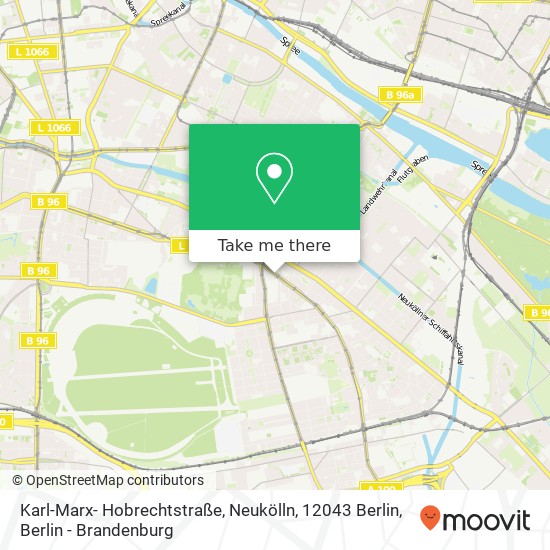 Karl-Marx- Hobrechtstraße, Neukölln, 12043 Berlin map