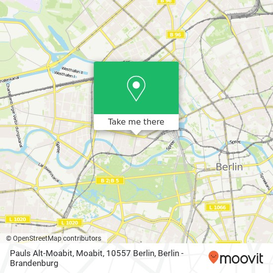 Pauls Alt-Moabit, Moabit, 10557 Berlin map