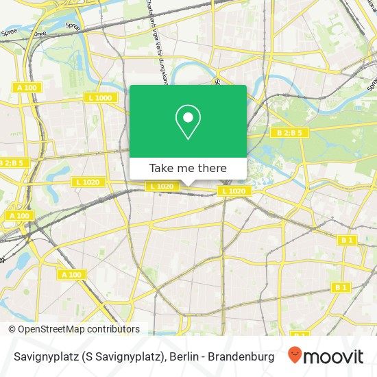 Savignyplatz (S Savignyplatz) map