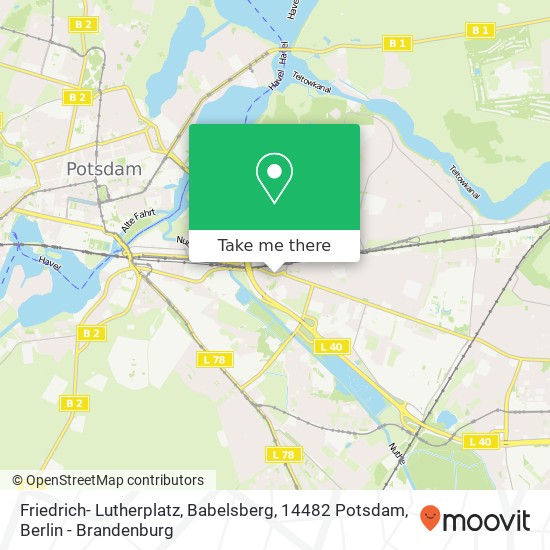 Friedrich- Lutherplatz, Babelsberg, 14482 Potsdam map