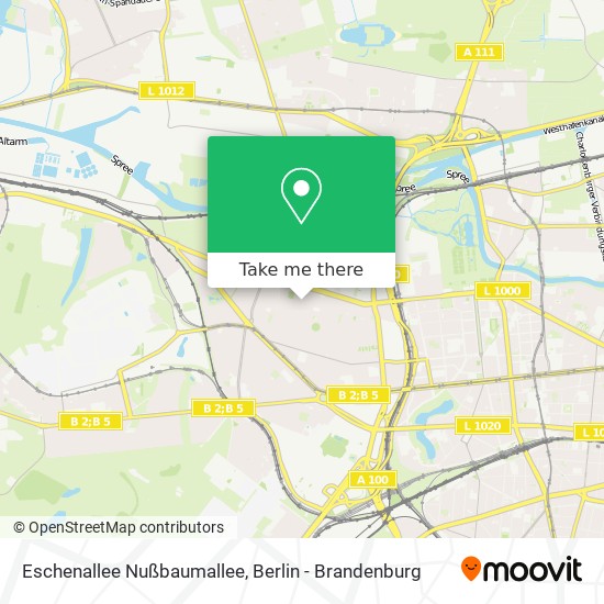 Карта Eschenallee Nußbaumallee