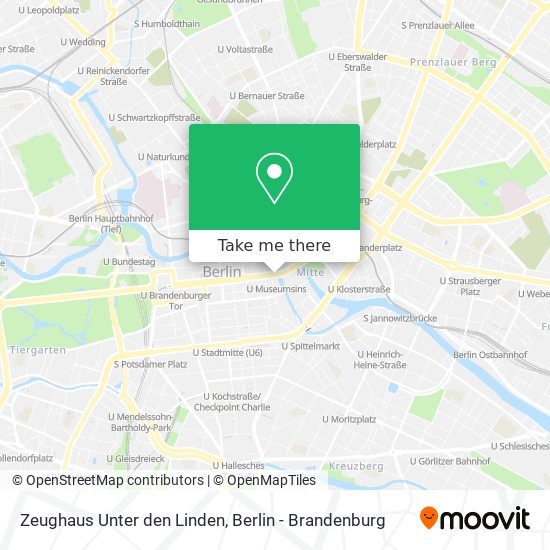 Zeughaus Unter den Linden map