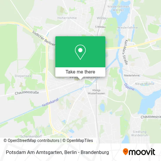 Potsdam Am Amtsgarten map