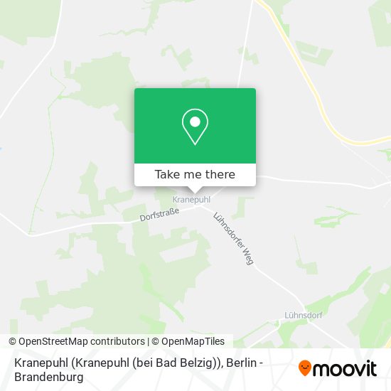 Карта Kranepuhl (Kranepuhl (bei Bad Belzig))