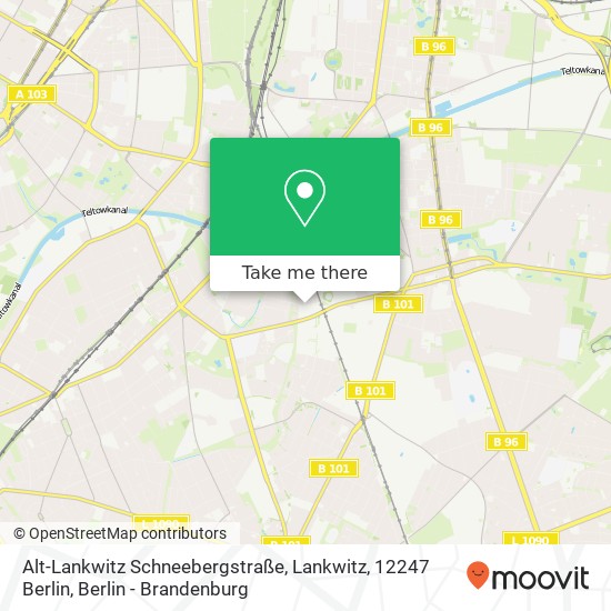 Alt-Lankwitz Schneebergstraße, Lankwitz, 12247 Berlin map