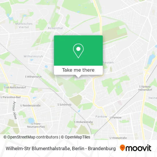 Карта Wilhelm-Str Blumenthalstraße