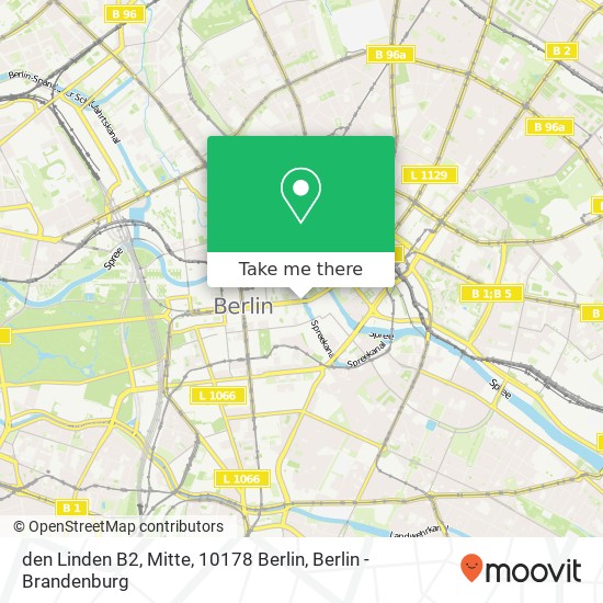 den Linden B2, Mitte, 10178 Berlin map