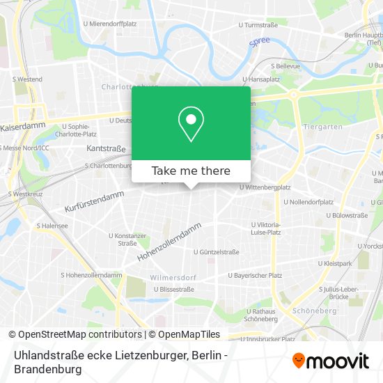 Uhlandstraße ecke Lietzenburger map