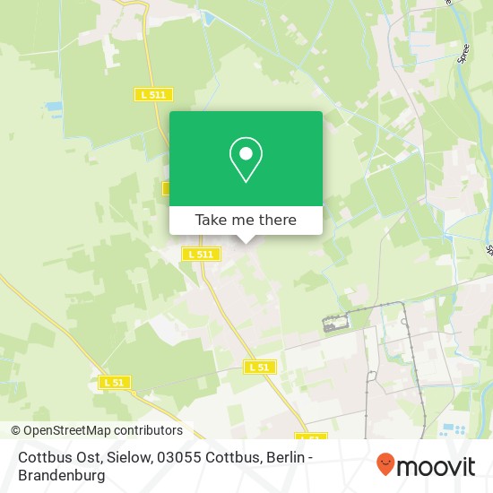 Cottbus Ost, Sielow, 03055 Cottbus map