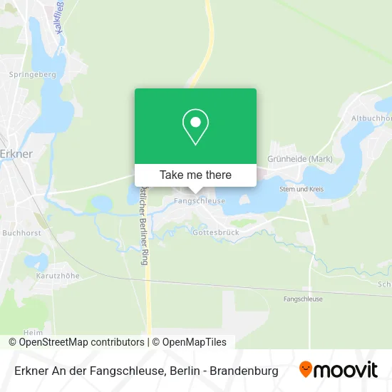 Карта Erkner An der Fangschleuse