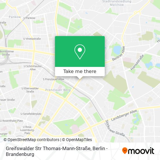 Greifswalder Str Thomas-Mann-Straße map