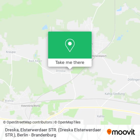 Dreska, Elsterwerdaer STR. (Dreska Elsterwerdaer STR.) map