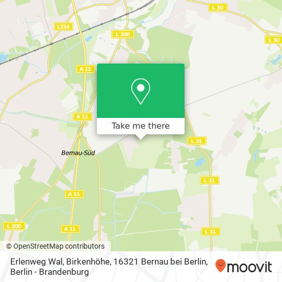 Erlenweg Wal, Birkenhöhe, 16321 Bernau bei Berlin map