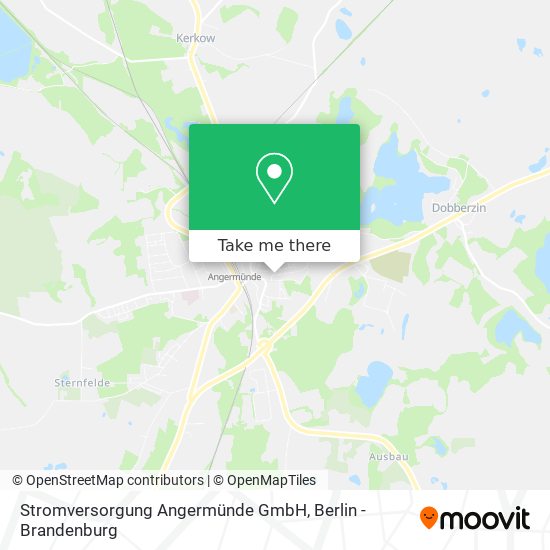 Stromversorgung Angermünde GmbH map