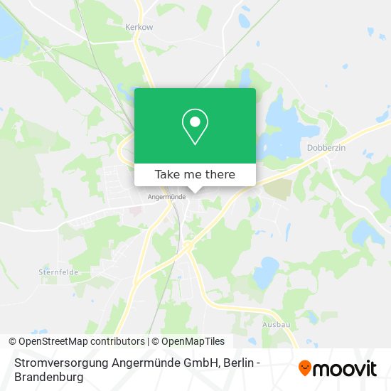 Карта Stromversorgung Angermünde GmbH