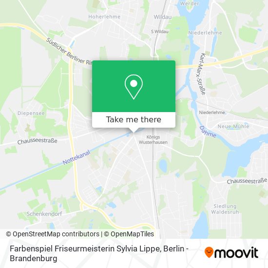 Карта Farbenspiel Friseurmeisterin Sylvia Lippe