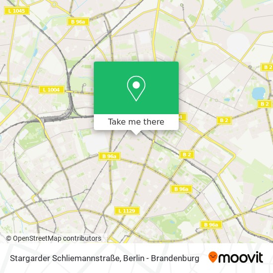 Карта Stargarder Schliemannstraße
