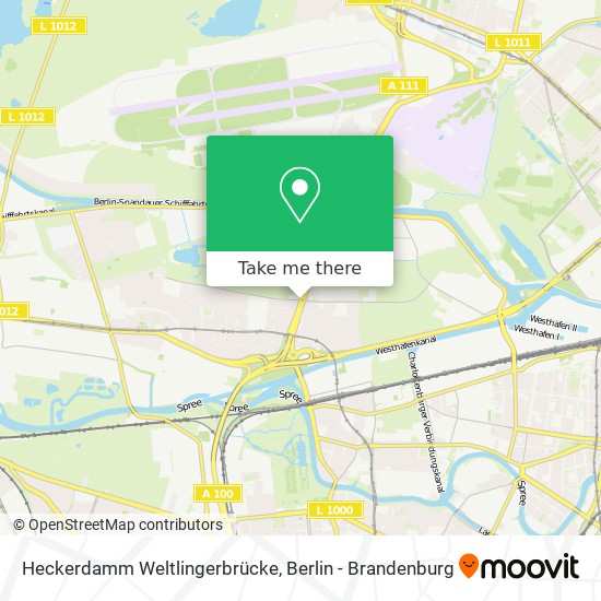 Heckerdamm Weltlingerbrücke map