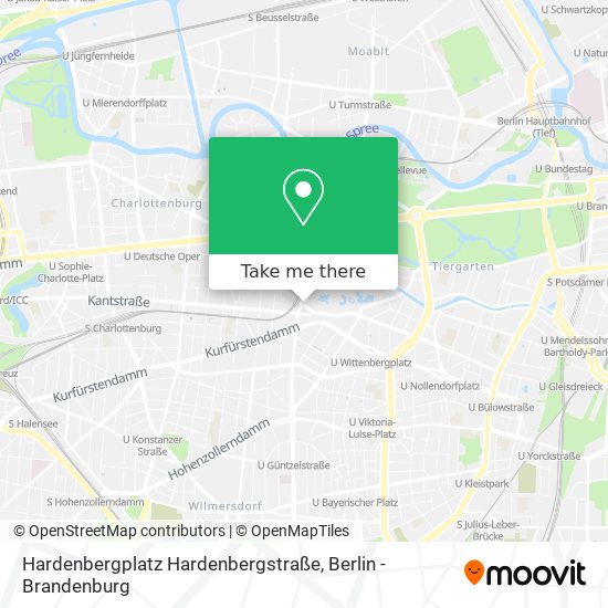 Hardenbergplatz Hardenbergstraße map