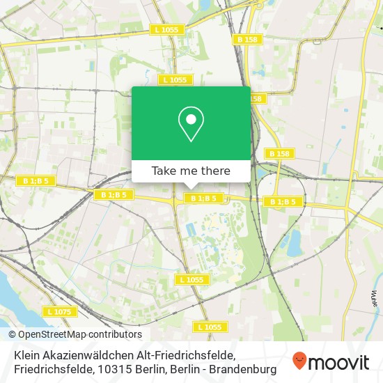 Klein Akazienwäldchen Alt-Friedrichsfelde, Friedrichsfelde, 10315 Berlin map