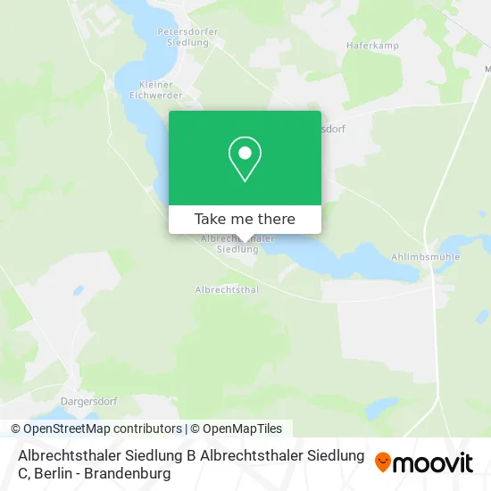 Карта Albrechtsthaler Siedlung B Albrechtsthaler Siedlung C
