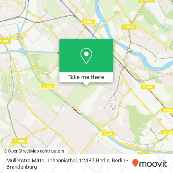 Müllerstra Mitte, Johannisthal, 12487 Berlin map