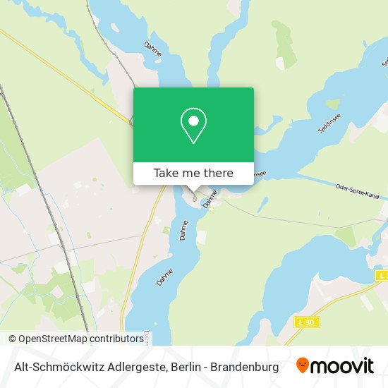 Alt-Schmöckwitz Adlergeste map
