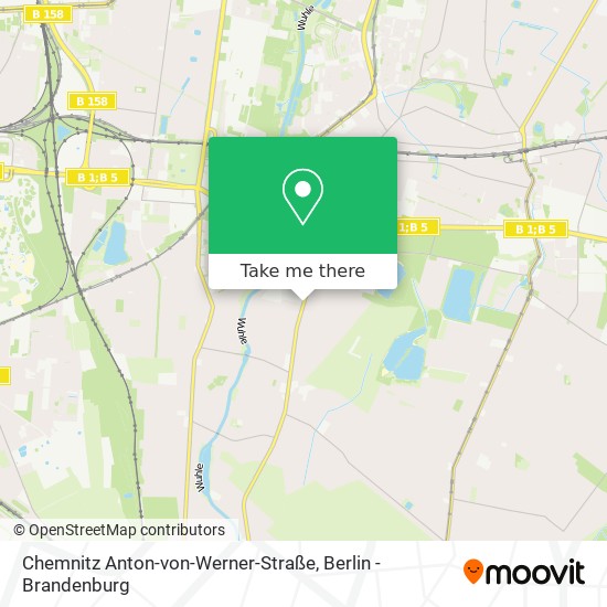 Chemnitz Anton-von-Werner-Straße map