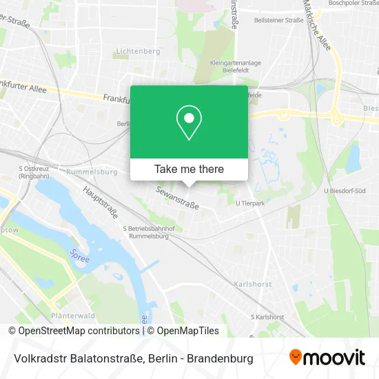 Volkradstr Balatonstraße map