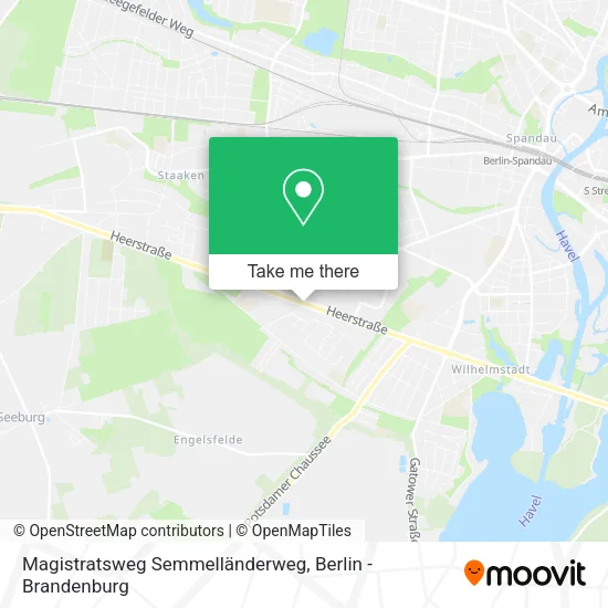 Magistratsweg Semmelländerweg map