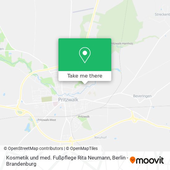 Kosmetik und med. Fußpflege Rita Neumann map