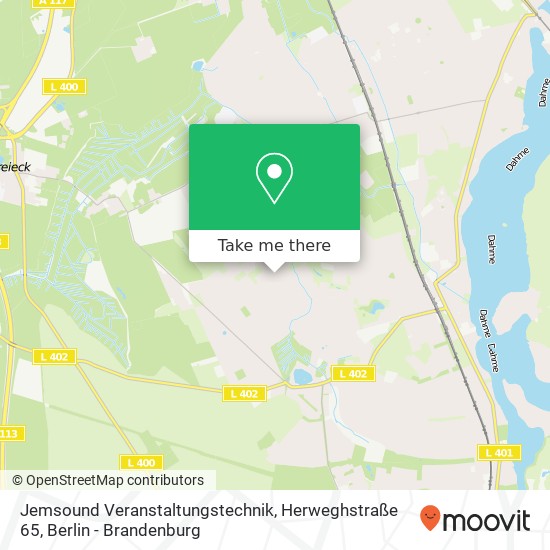 Jemsound Veranstaltungstechnik, Herweghstraße 65 map