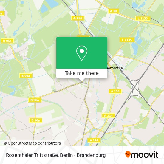 Карта Rosenthaler Triftstraße