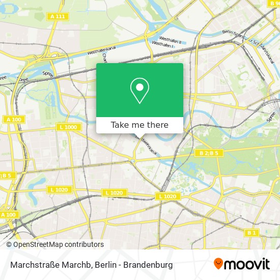 Карта Marchstraße Marchb