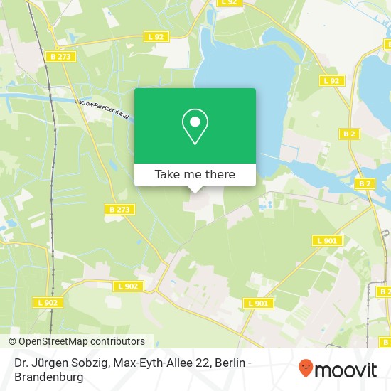 Карта Dr. Jürgen Sobzig, Max-Eyth-Allee 22