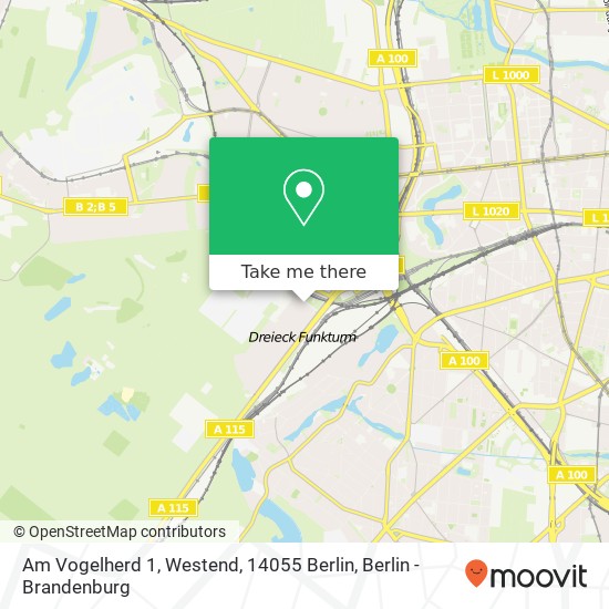 Am Vogelherd 1, Westend, 14055 Berlin map