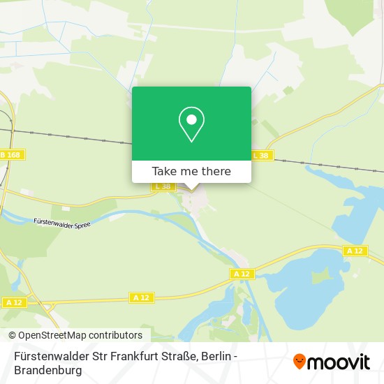 Fürstenwalder Str Frankfurt Straße map