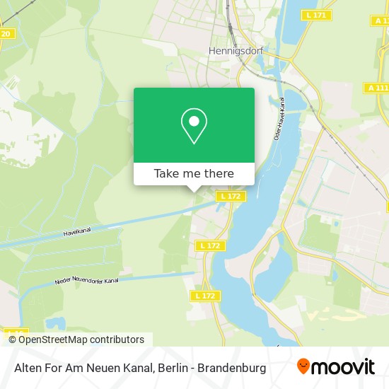 Alten For Am Neuen Kanal map