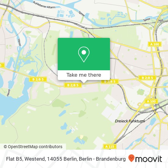 Flat B5, Westend, 14055 Berlin map