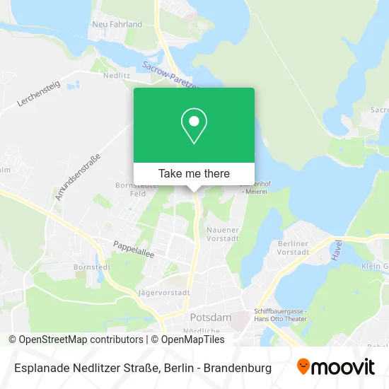 Esplanade Nedlitzer Straße map