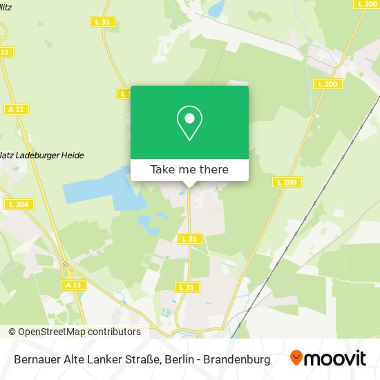 Карта Bernauer Alte Lanker Straße