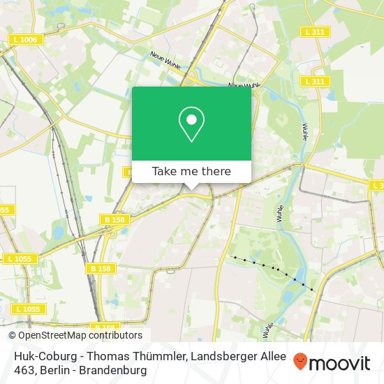 Huk-Coburg - Thomas Thümmler, Landsberger Allee 463 map