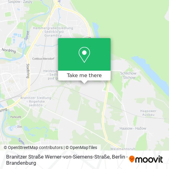 Branitzer Straße Werner-von-Siemens-Straße map
